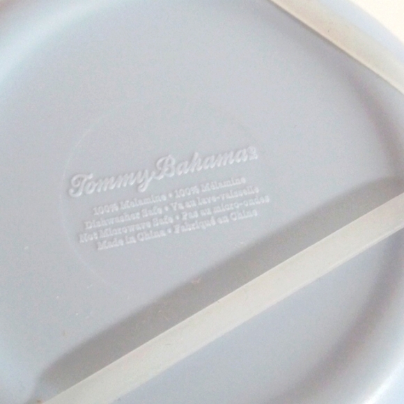 SET OF 4 TOMMY BAHAMA 100% MELAMINE SOUP SALAD DESERT BOWLS NWT - Picture 3 of 4